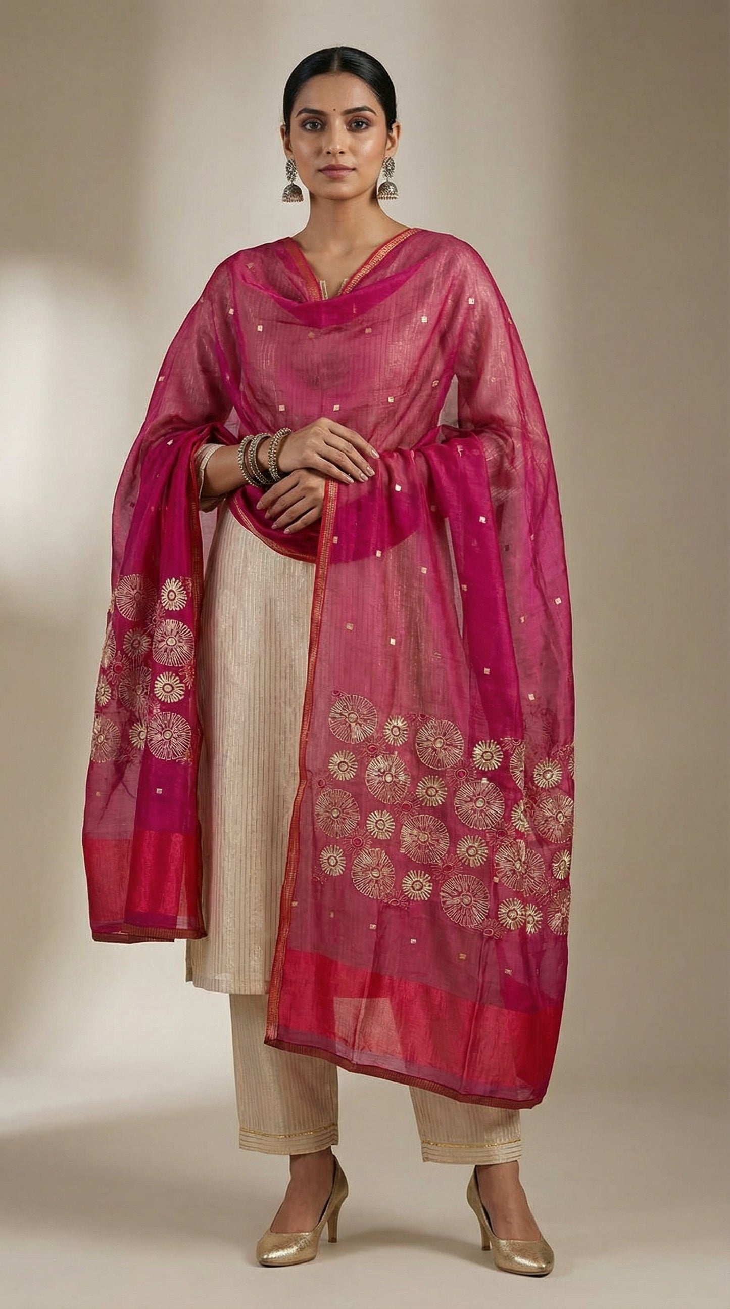 Formal chanderi Dupatta