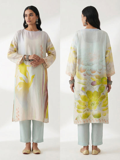 Semi Stitched Cotton kurta