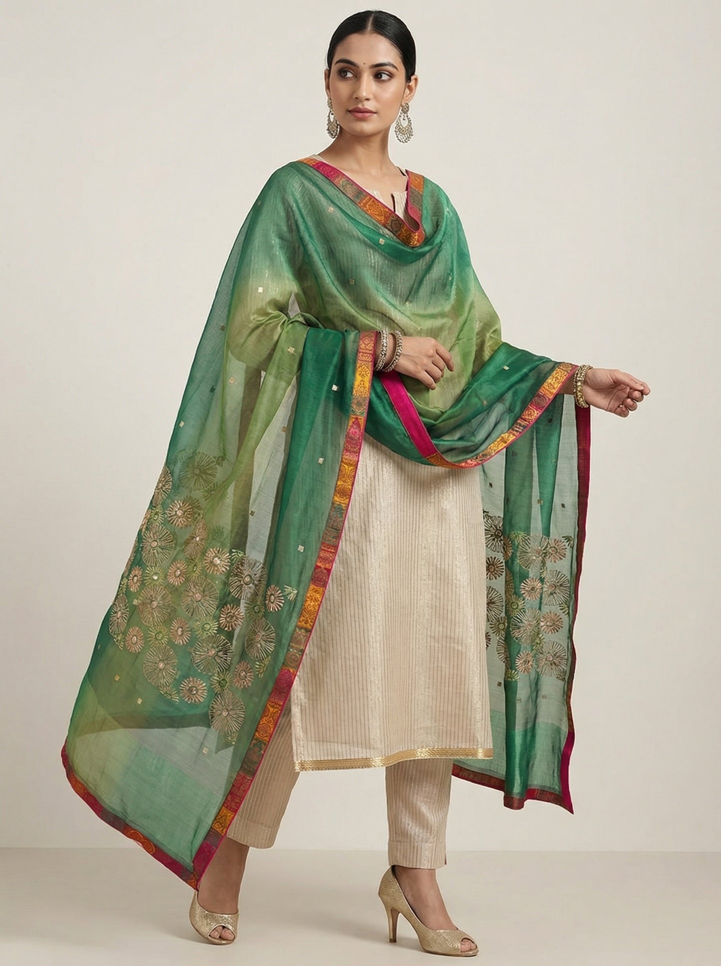 Formal Chanderi Dupatta