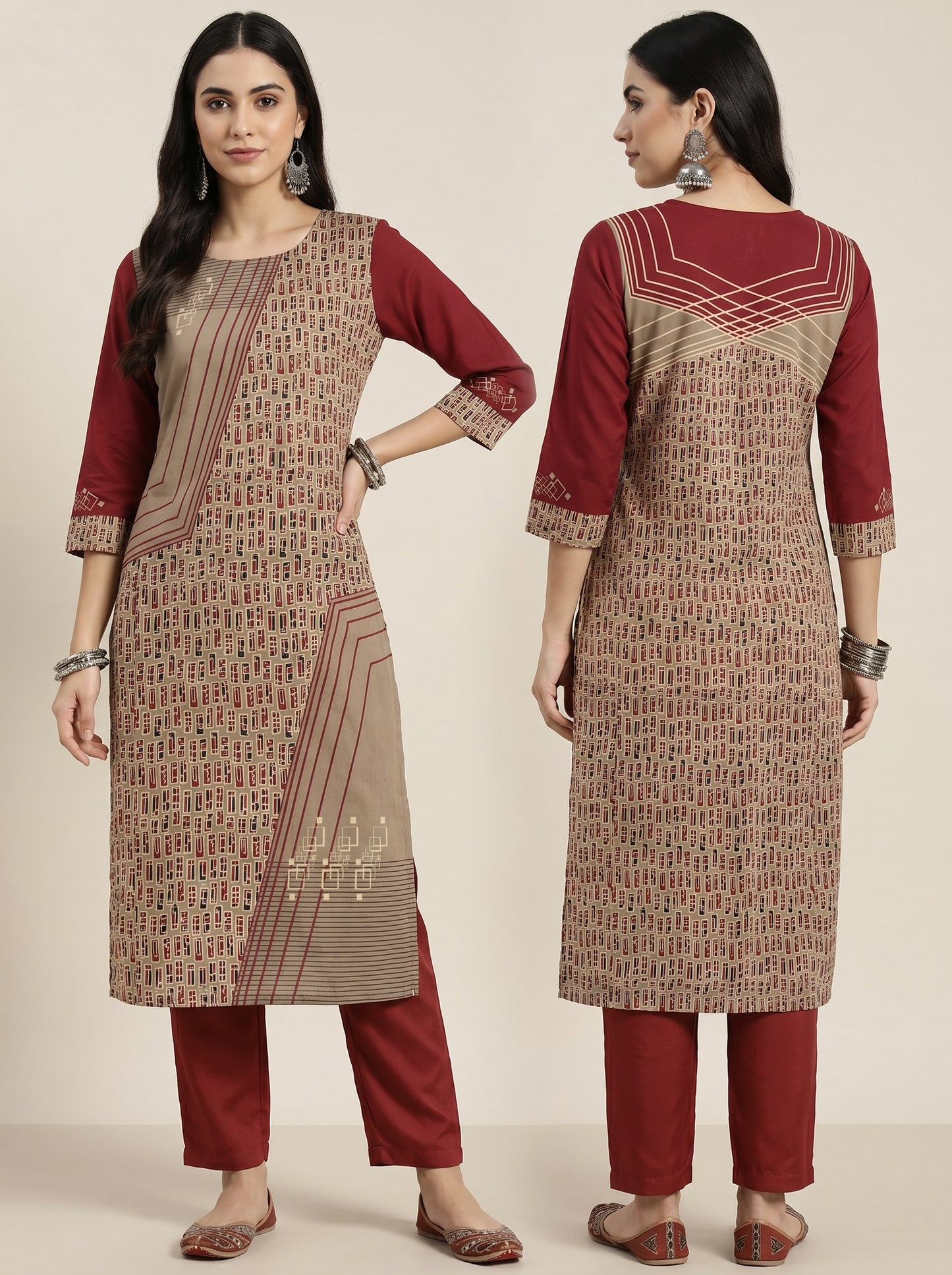 Semi Stitched Cotton Smart Casual kurta
